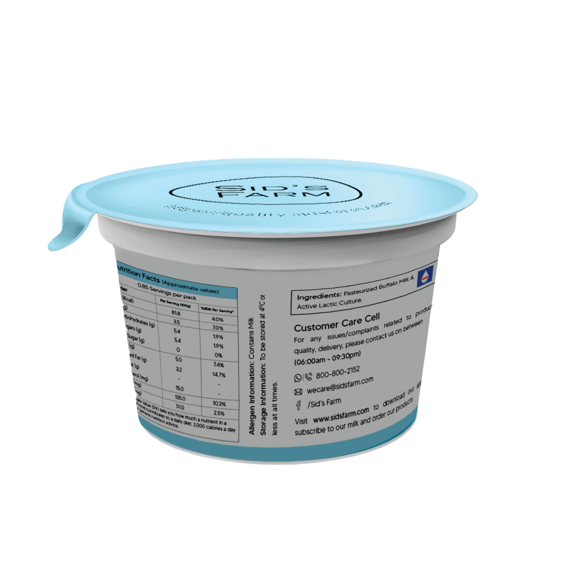 Buffalo Cup Curd 85g