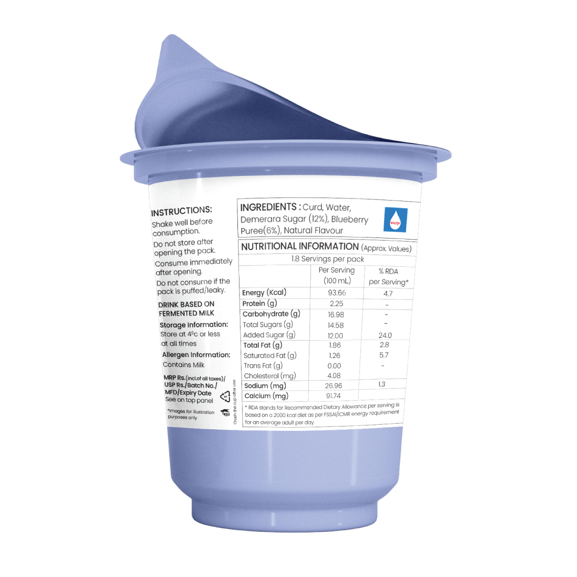 Blueberry Lassi