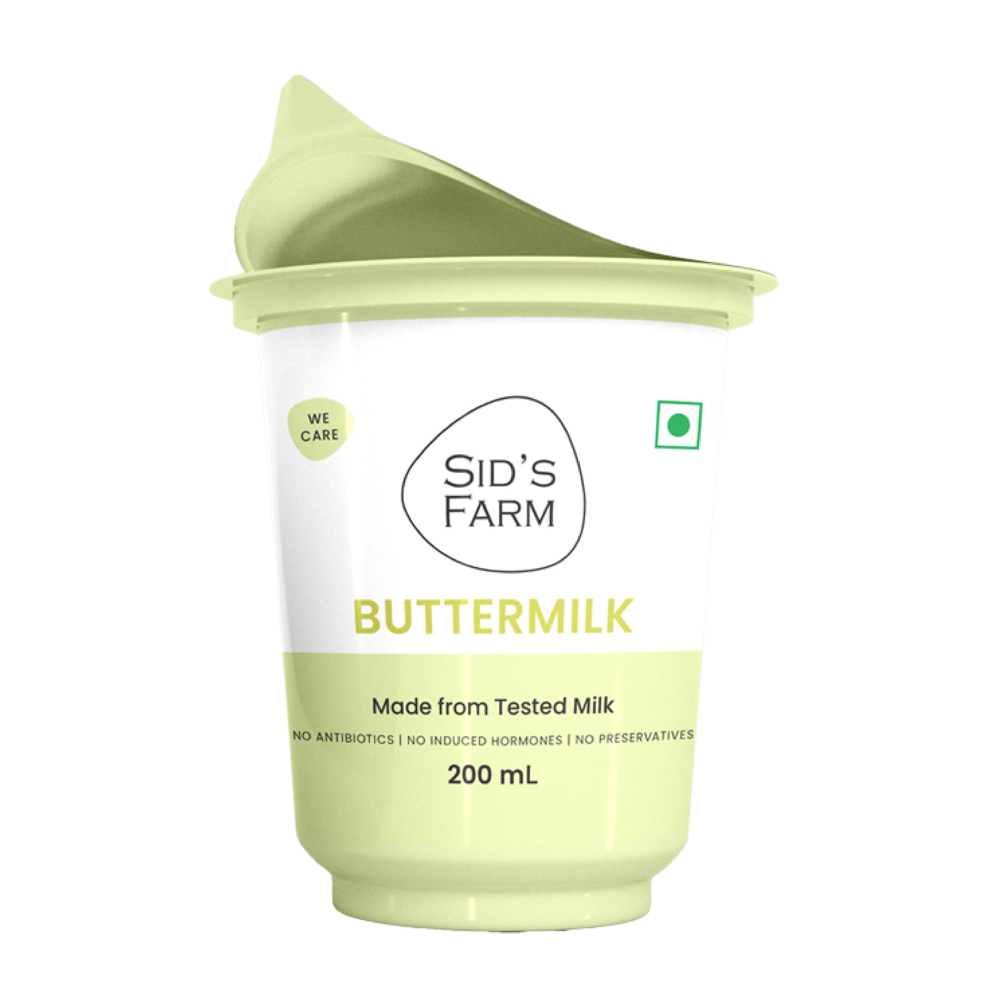 Sid’s Farm Buttermilk 200 ml, traditional spiced chaas with ginger and chilli
